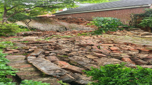Lee-Fendall Wall Has Fallen Down